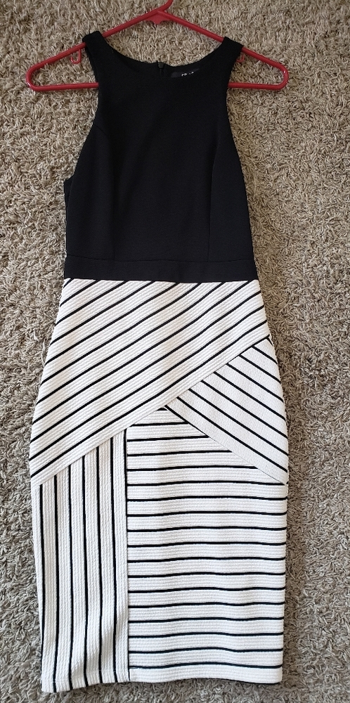 Lulus high apron neckline midi dress